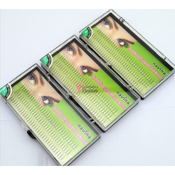 Gene false individuale Navina Green 3D, C/0.10 de  8mm